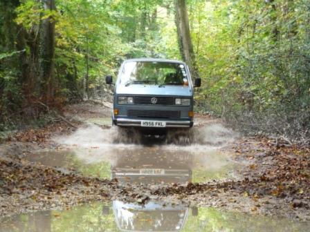 This was the shallow puddles!